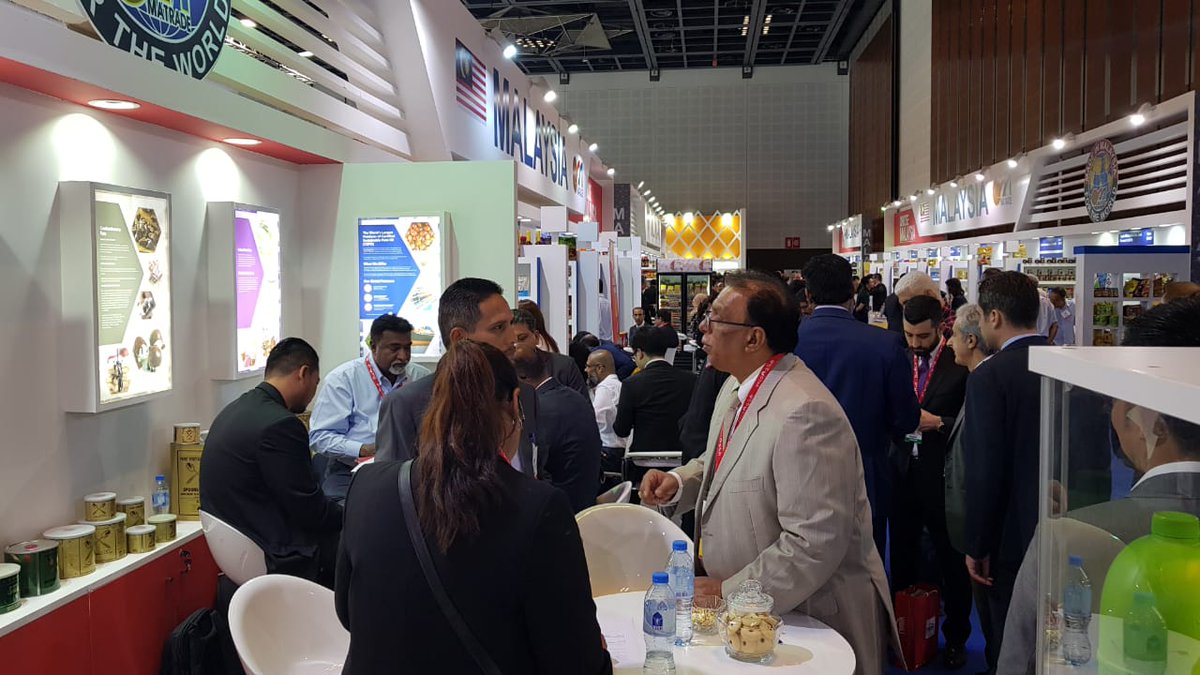 Visit us at Malaysian Pavilion, Sheikh Rasheed Hall and  Zabeel Hall 4. We have over 90 companies offering their food and beverages products