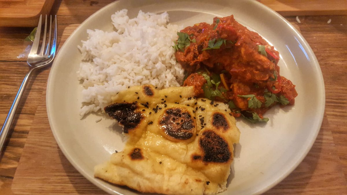The garlic breath is totally worth it after making the best curry I've ever tasted last night from the <a href="/TheCurryGuy/">The Curry Guy</a> cookbook. Oh and the nanns 👌 #chickenchilligarlic #homecooked #tasty #wontgettakeawayagain #flavour