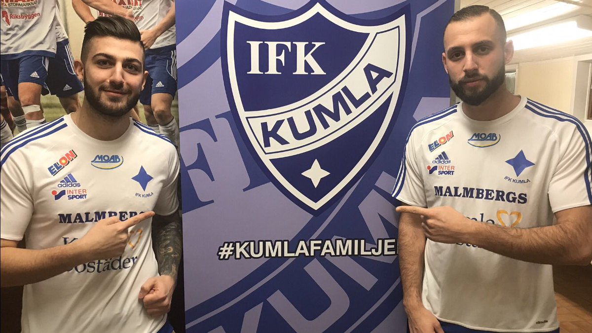 ifkkumla's tweet image. Nu är det klart! Även 2019 kommer vi få höra den östgötska dialekten då Motaladuon Kristian Issa @KristianIssa och Ramil Ghreibo @RamilGhreibo är klara för 1 år till! ⚪️🔵⚽️