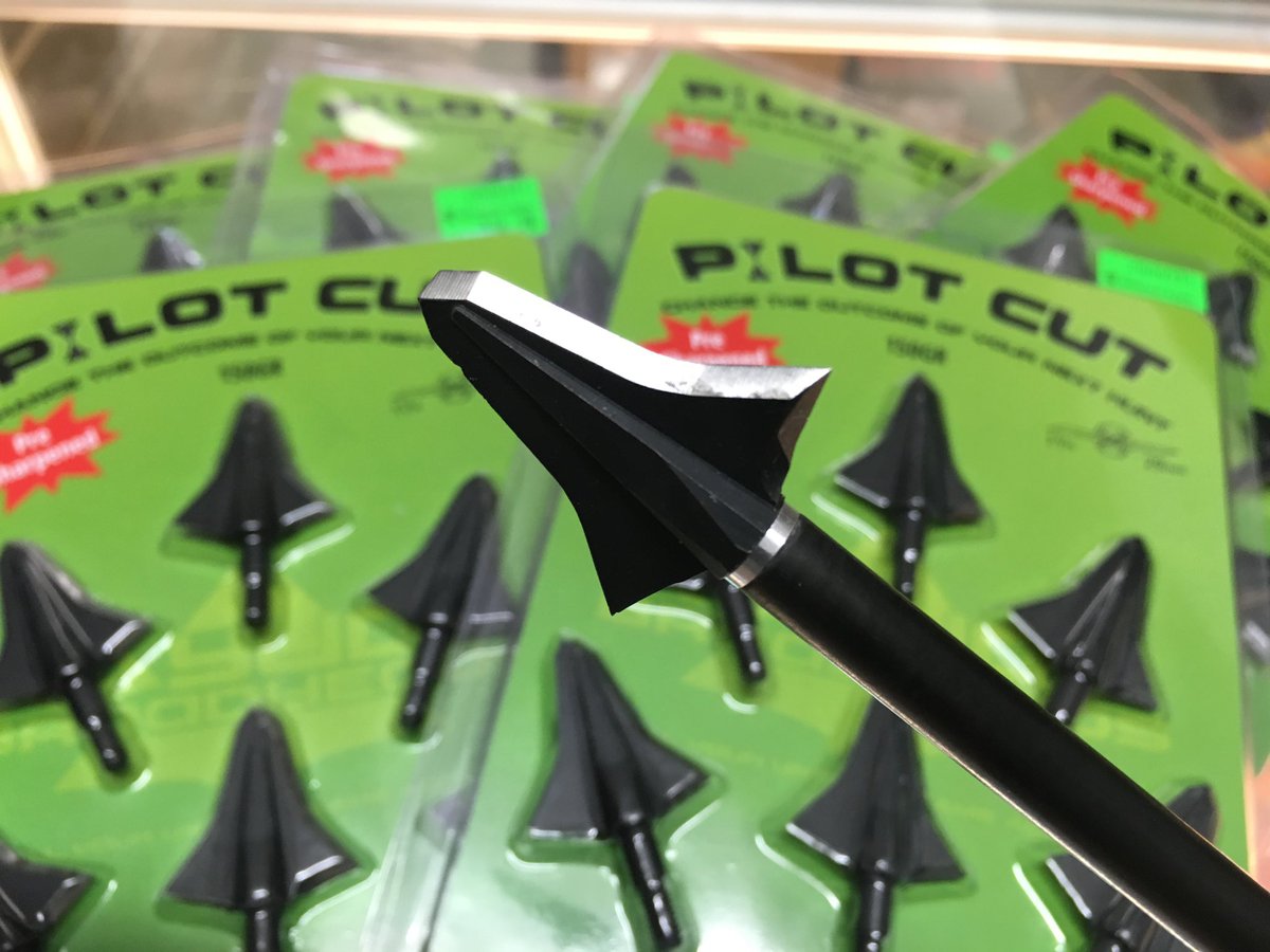bowhuntand's tweet photo. Kayuga Broadheads had a few new Broadhead launches yesterday including the new Pre-Sharpened Pilot Cuts. Released Saturday and on the shelves Monday. Available in 125 & 150gn. Nice work Kayuga Broadhead team. #kayuga #pilotcut #bowhuntandarchery #archery #archerygeelong https://t.co/yke3S5iKU0