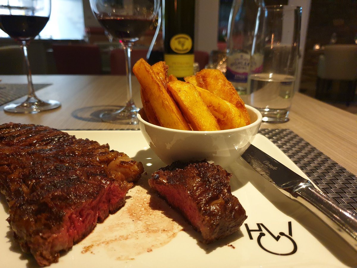 Really enjoyed our Valentine's meal at <a href="/TheGrillByHW/">The Grill by HW</a> last night. Great produce from <a href="/HighlandWagyu/">Mr Highland Wagyu</a>