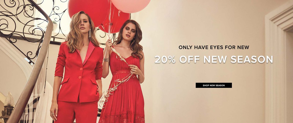 ONLY GOT EYES FOR NEW! ❤️️❤️️❤️️

20% off NEW SEASON must end at midnight tonight! You know what to do 👉 bit.ly/2K0okN3 ✨