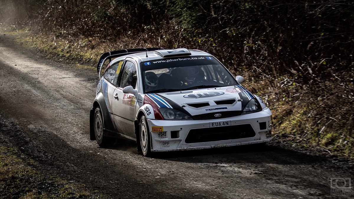 DannyJones1992's tweet photo. @euanthorburn taking on SS2, Alwen yesterday morning in their Ford Focus WRC. 👌🏻 @CambrianRally @BTRDARally https://t.co/nSBNy8Ca1l