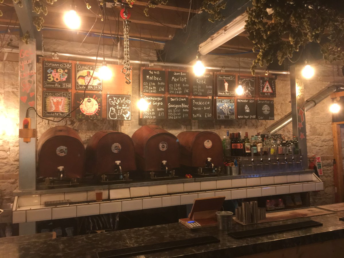 ExeterBeer's tweet image. the glittering, gleaming interior of @topshambrewery tap one of the venues for May’s @ExeterBeer