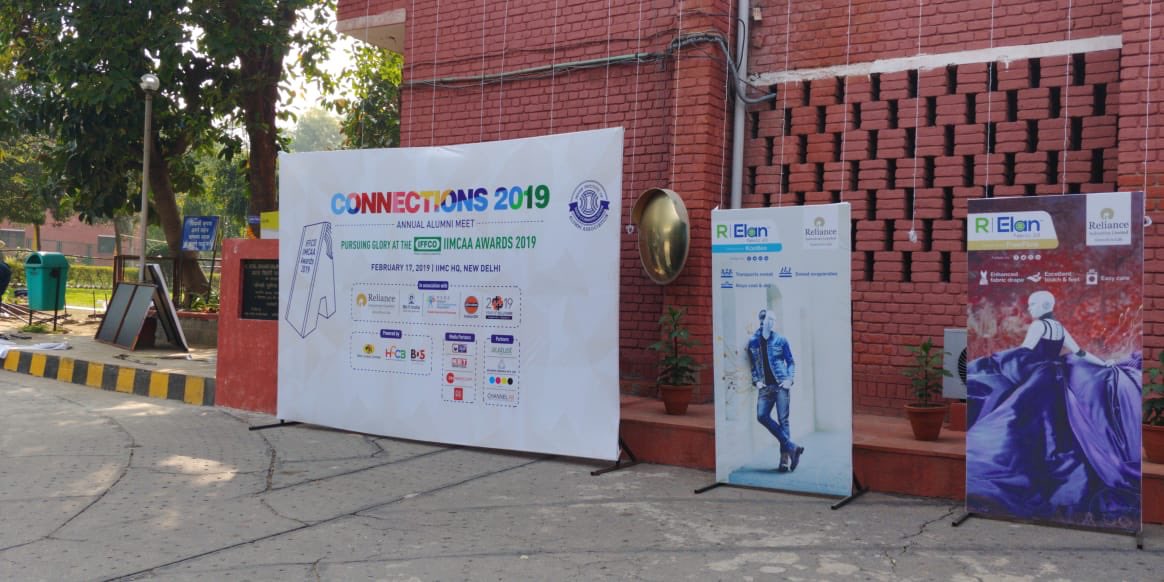 Congratulations to @IIMCAA team & alumni of @IIMC_India for #Connections2019 #IFFCO #IIMCAAAwards2019. It’s good to meet the professionals from your own institution. #IIMC is one of the biggest hub of Mass Comms courses in #India. My Best Wishes to award winners & everyone.