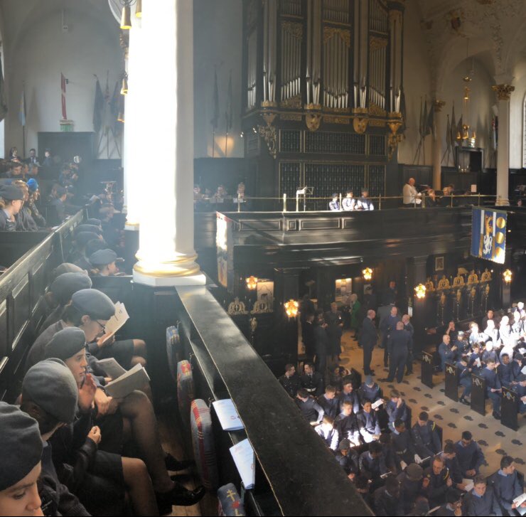 aircadetslaser's tweet image. Wonderful atmosphere with the LASER band performing, all ready for the ATC Sunday Church Service #RAF #aircadets #whatwedo