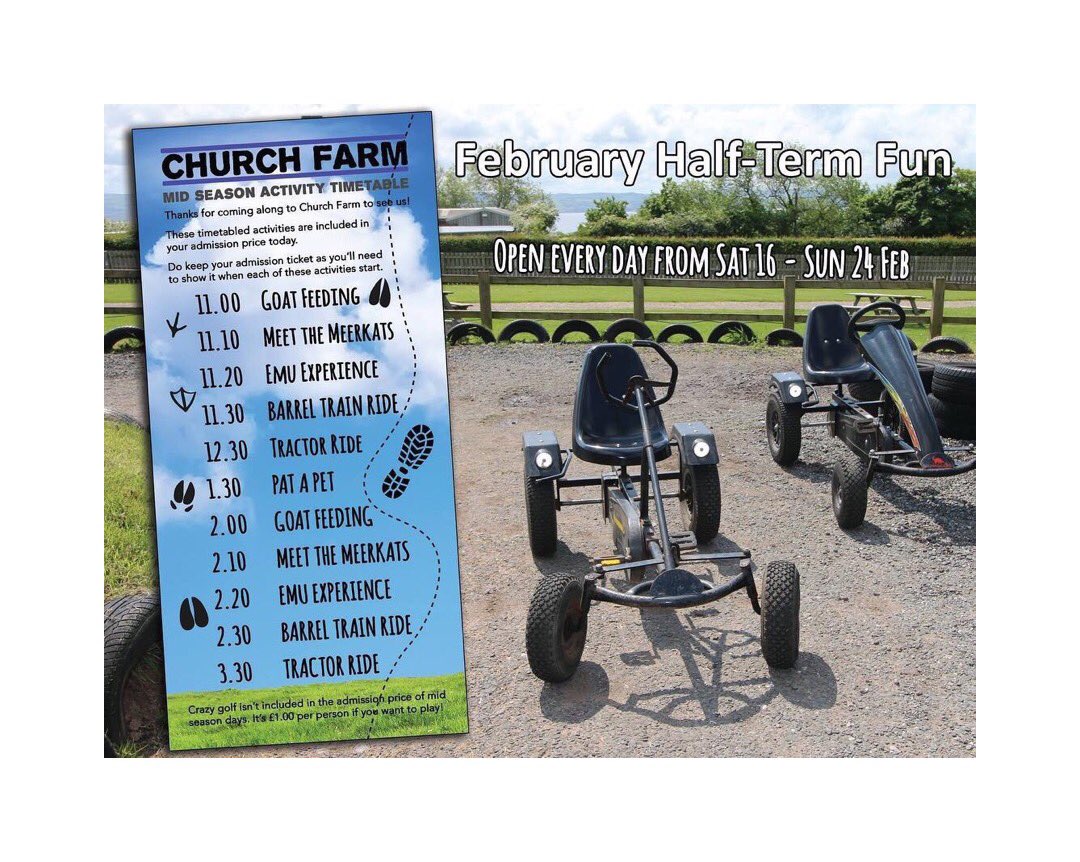 ColourPopz's tweet photo. There’s lots going on @churchfarmwirral this half term, you can feed the goats meet Emus &amp; meerkats before hopping on the train / tractor rides 🚂  🚜 If you can make it today there’s 10% off everything @giftsformeandyou 
#LLNontwitter @Seftonhour @EchoWhatsOn #familyfundays https://t.co/kI4e0xnAkc