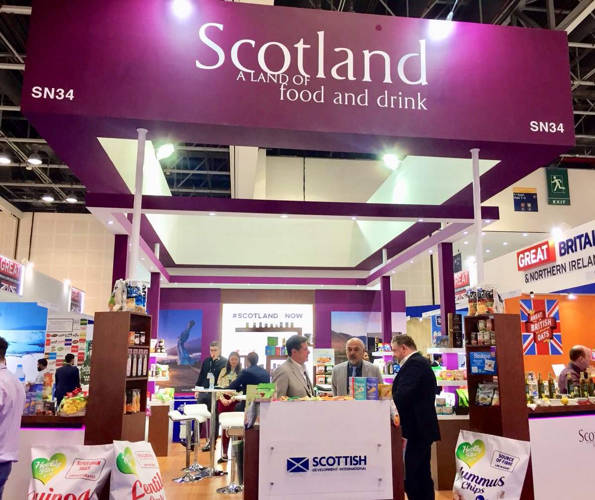 Behind the scenes of the @tradegovukMENA video interviews of #Scottish companies exhibiting at #Gulfood2019. We have some fantastic brands exhbiting this year. Meet them on stand S-N34 at Sheikh Saeed Hall 1 #ScotlandIsNow

#Baxters <a href="/Highland_Spring/">Highland Spring</a> <a href="/MacphieUK/">Macphie</a> <a href="/DITIscotland/">Directorate for International Trade and Investment</a>