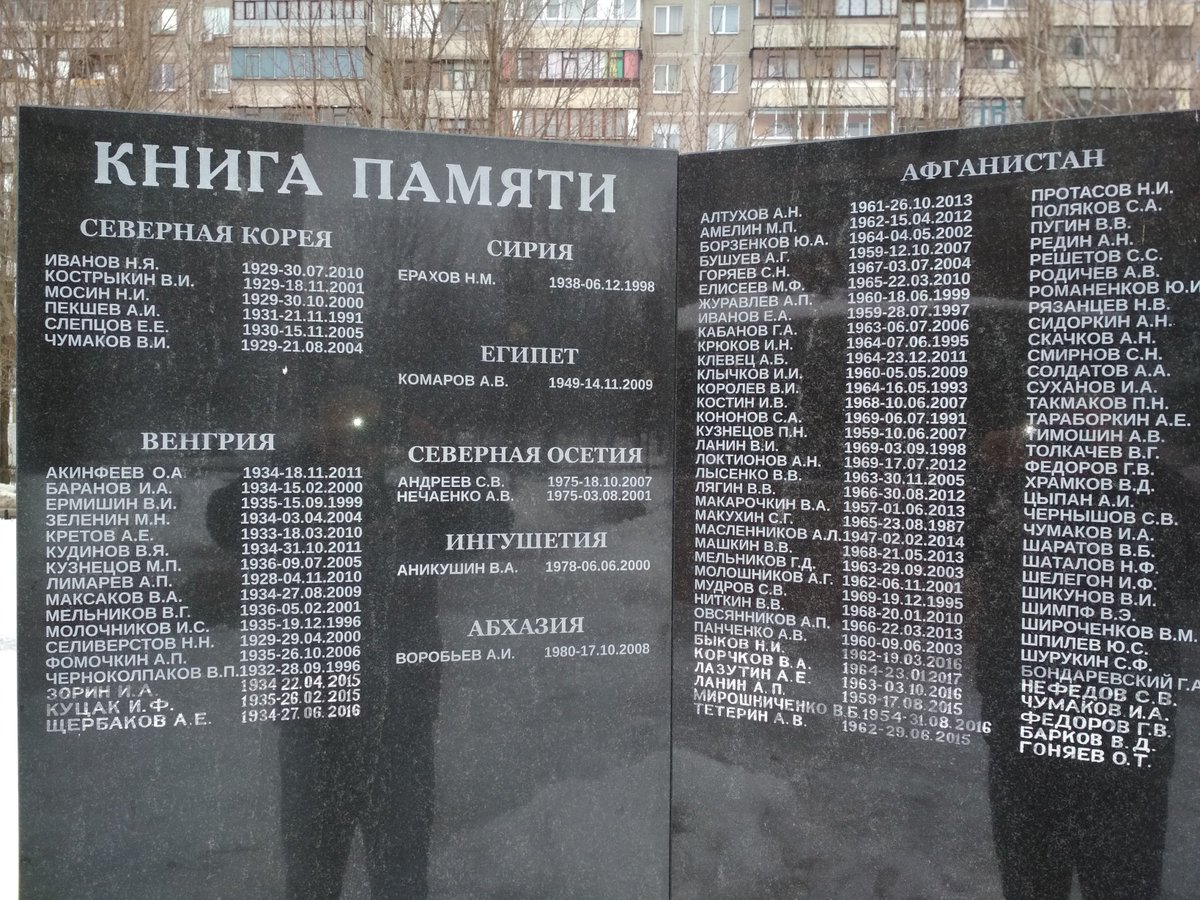 Список погибших пензенской области