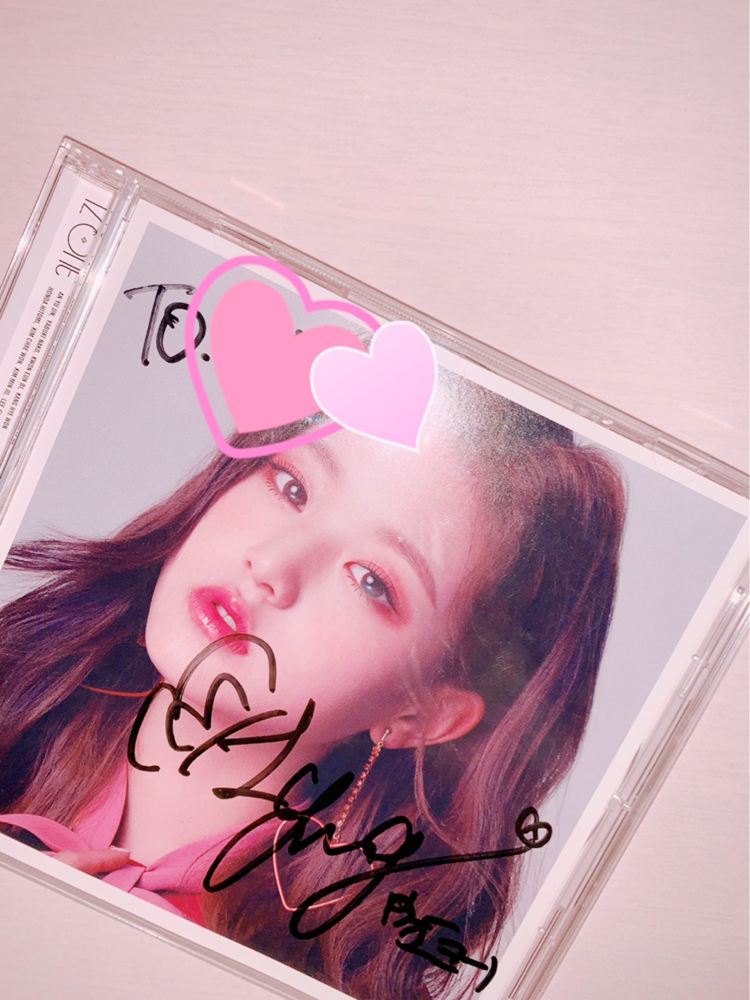 IZ*ONE ミンジュ 直筆サイン入りチェキ ポラロイド