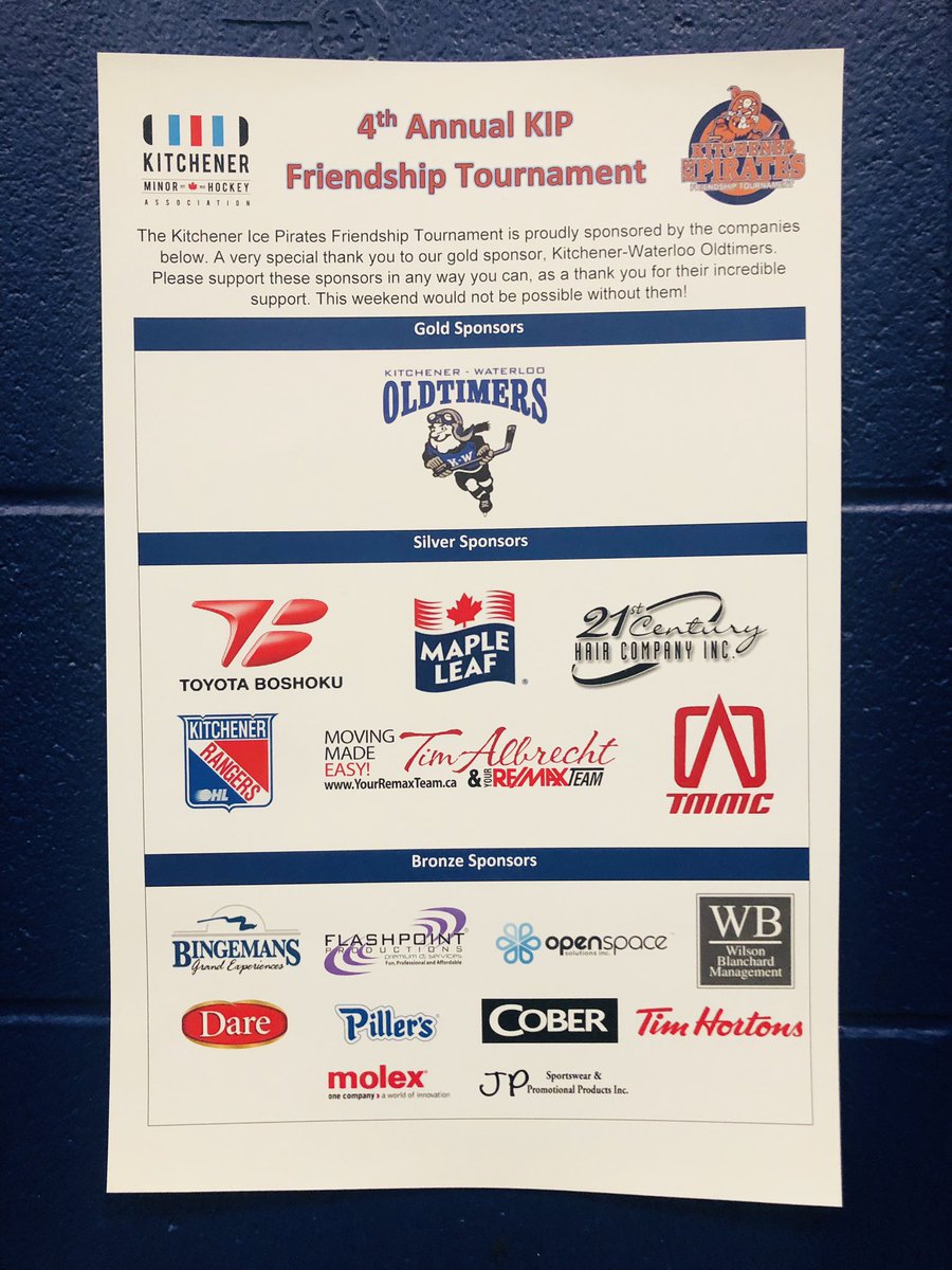 Back at the rink for our third and last day of the #KIPfriendship2019 tourney!  Thank you to all of our sponsors for helping us bring this tourney to life! #grateful