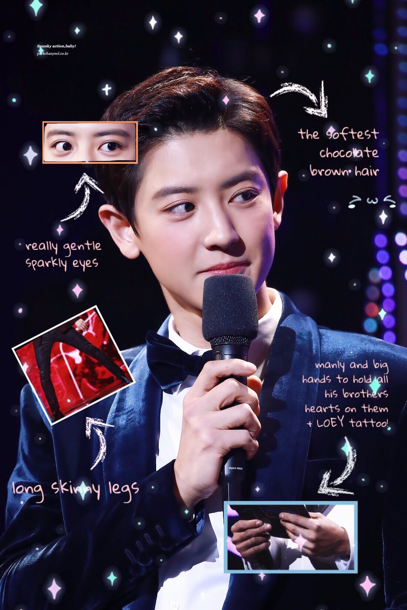 pcyunbleach's tweet image. the anatomy of park chanyeol ✨