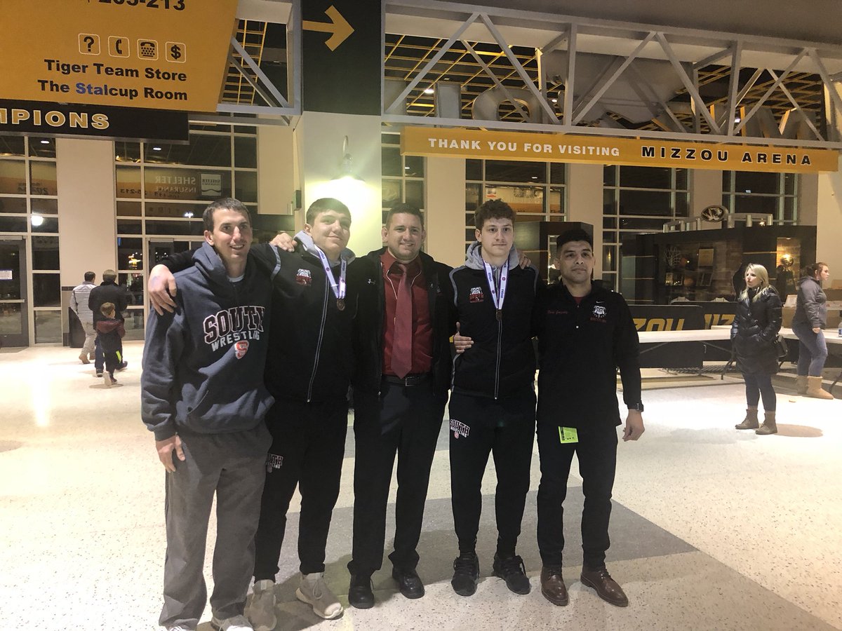 FZSwrestling's tweet photo. And so we wrap up another Great season of FZS Bulldog Wrestling! What was predicted to be a “down” year by many after graduating 7 seniors turned into a 9-3 dual record, our 5th District Title in 6 years &amp; 2 state medals. Amazing how much this program accomplishes! #getbetter https://t.co/J0Ro5VGZUm