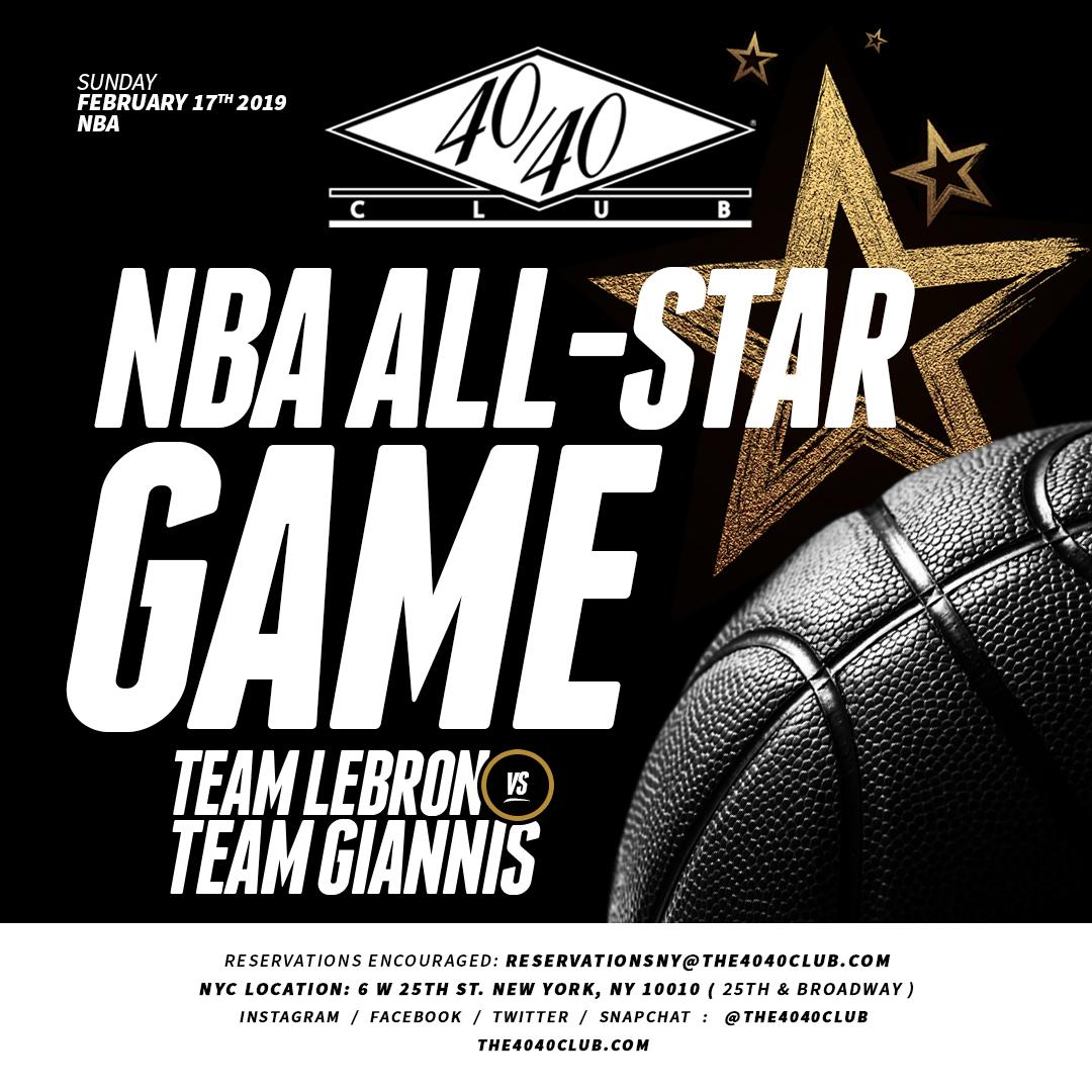the4040club's tweet photo. Pull up to The 40/40 Club for #HappyHour from 5-7 PM for #HalfPriced drinks + stay for the NBA All Star game while you delight in our wings, sliders and #SignatureSides.
๐ 8:00 PM Team @KingJames vs Team @Giannis_An34
Canโt join us? Weโre on @UberEats everyday after 5 PM.๐บ๐๐ฎ https://t.co/rratFfNJFc