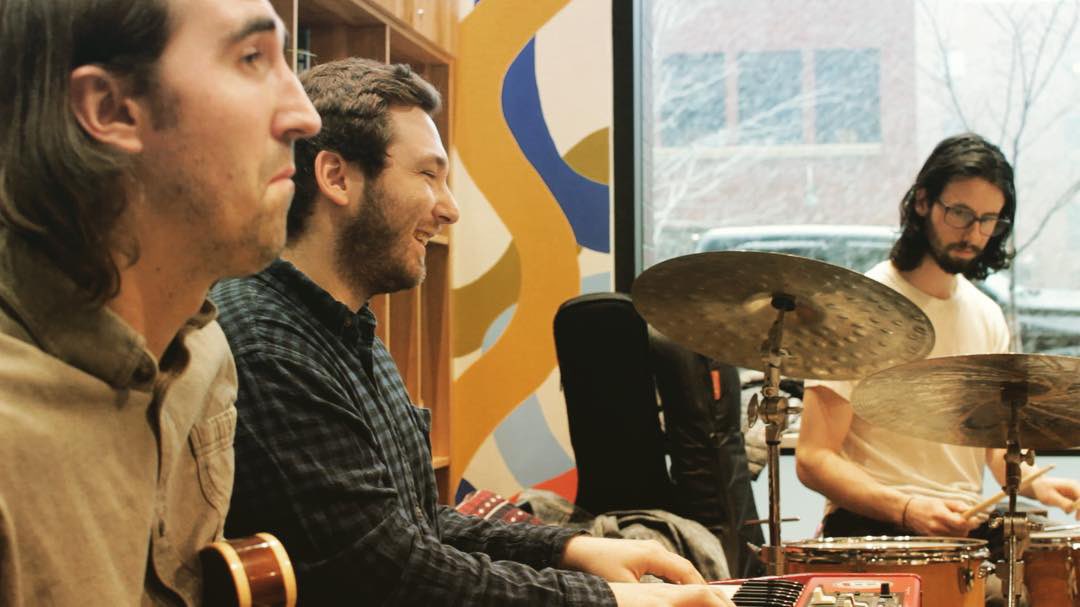Thanks so much <a href="/HuckleberryCO/">Huckleberry Roasters</a> for having us at the cafe yesterday! It was an absolute delight. Next performance of our residency is March 9th, see you there! 🤘🏻