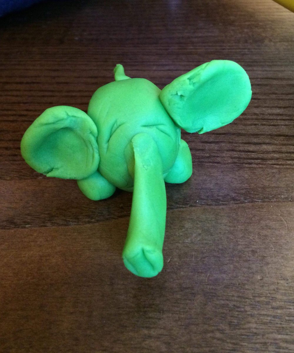 play doh elephant