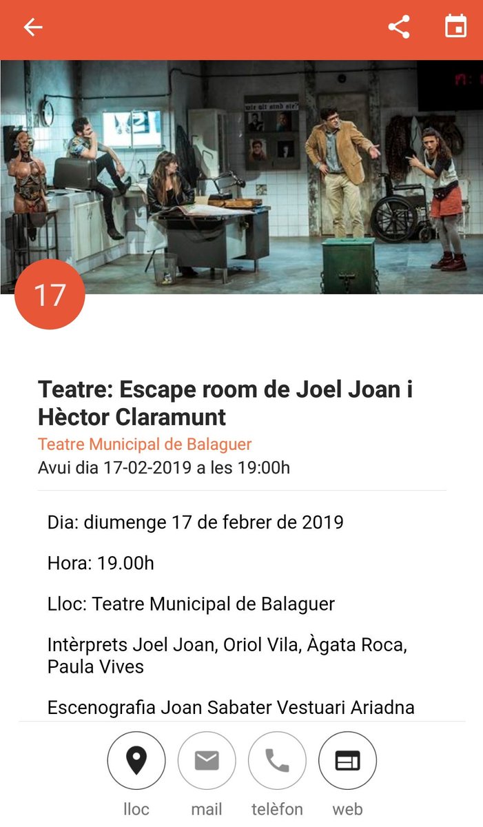 smartvila_'s tweet photo. Ball, teatre, exposicions... A Balaguer us esperen amb una agenda complerta d'activitats i totes les podeu seguir a smartvila. 🎭🕺🖼️
Segueix #Balaguer, #fesvila https://t.co/st3tI8tmp3