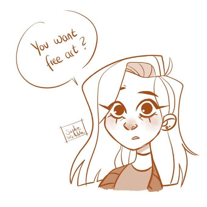 Please don't ask for free art ❤️ artist's time and effort has value ❤️ #arthasvalue 