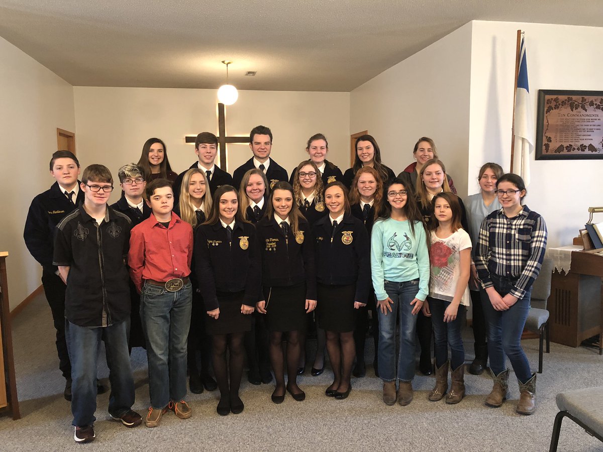 madtownagdept's tweet photo. “What does it mean to be blessed?” Spending time as the Madison FFA Chapter and the Grace United Methodist Church https://t.co/vHj7rKiXGI