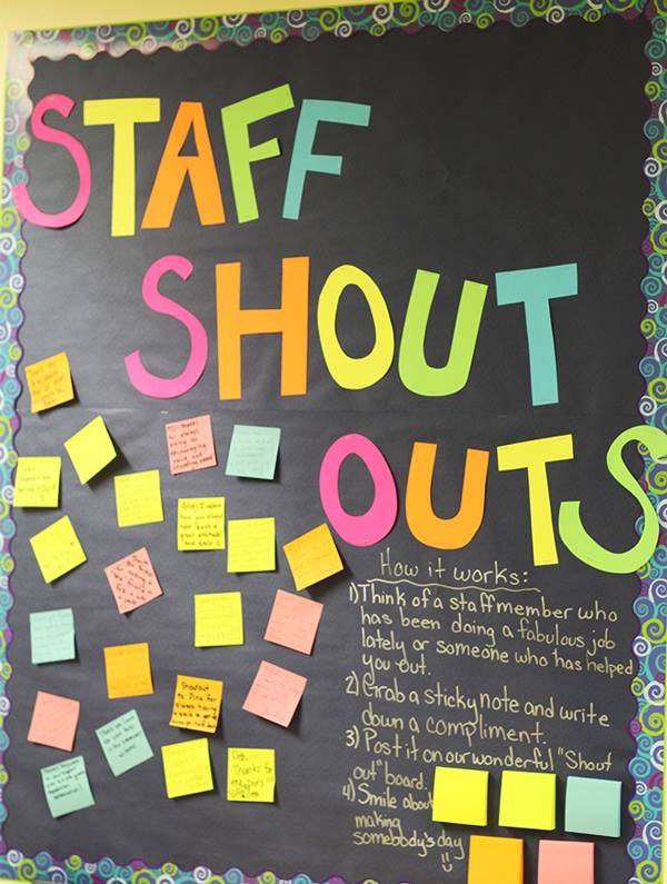 What better way to build staff rapport? Share your praise. #Education #EdChat