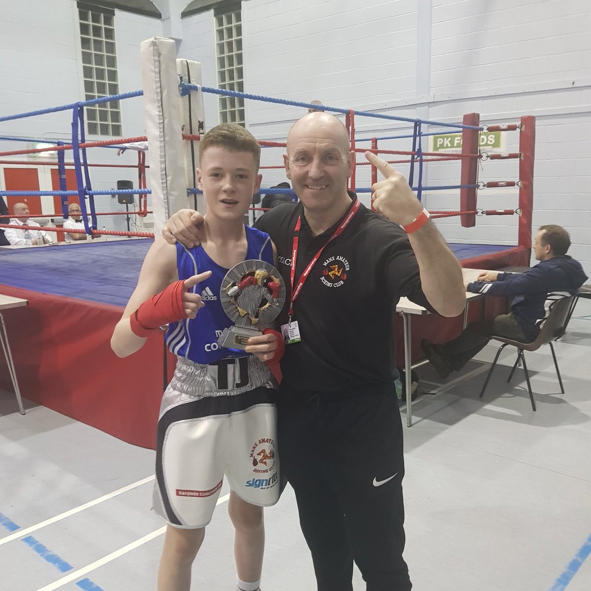 PetePeterant's tweet photo. That's the best I've seen TJ Phair box. Absolutely CLASS. Just beat one of the local favourite at home. Next bout for TJ. National Quarter Finals #TeamManxABC #WinningonTheRoad https://t.co/e8LvvGKWvn