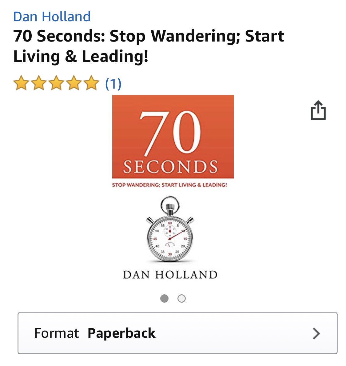 JamesVanFleet's tweet photo. Can’t wait to read this on my next trip Dan! I’ll always cherish the time you took with me every week to learn and answer all of my questions. Best of luck my friend! #70Seconds #DanHolland https://t.co/F8sfxNrDOF