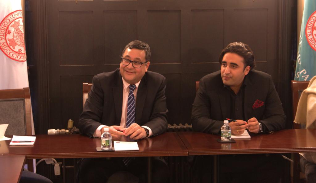 BUPardeeSchool's tweet photo. Our #PolicyLeadersForum continued this week with @BBhuttoZardari, Chairman of @PPP_Org https://t.co/4G87k3jU2F https://t.co/lFisp0OkWV