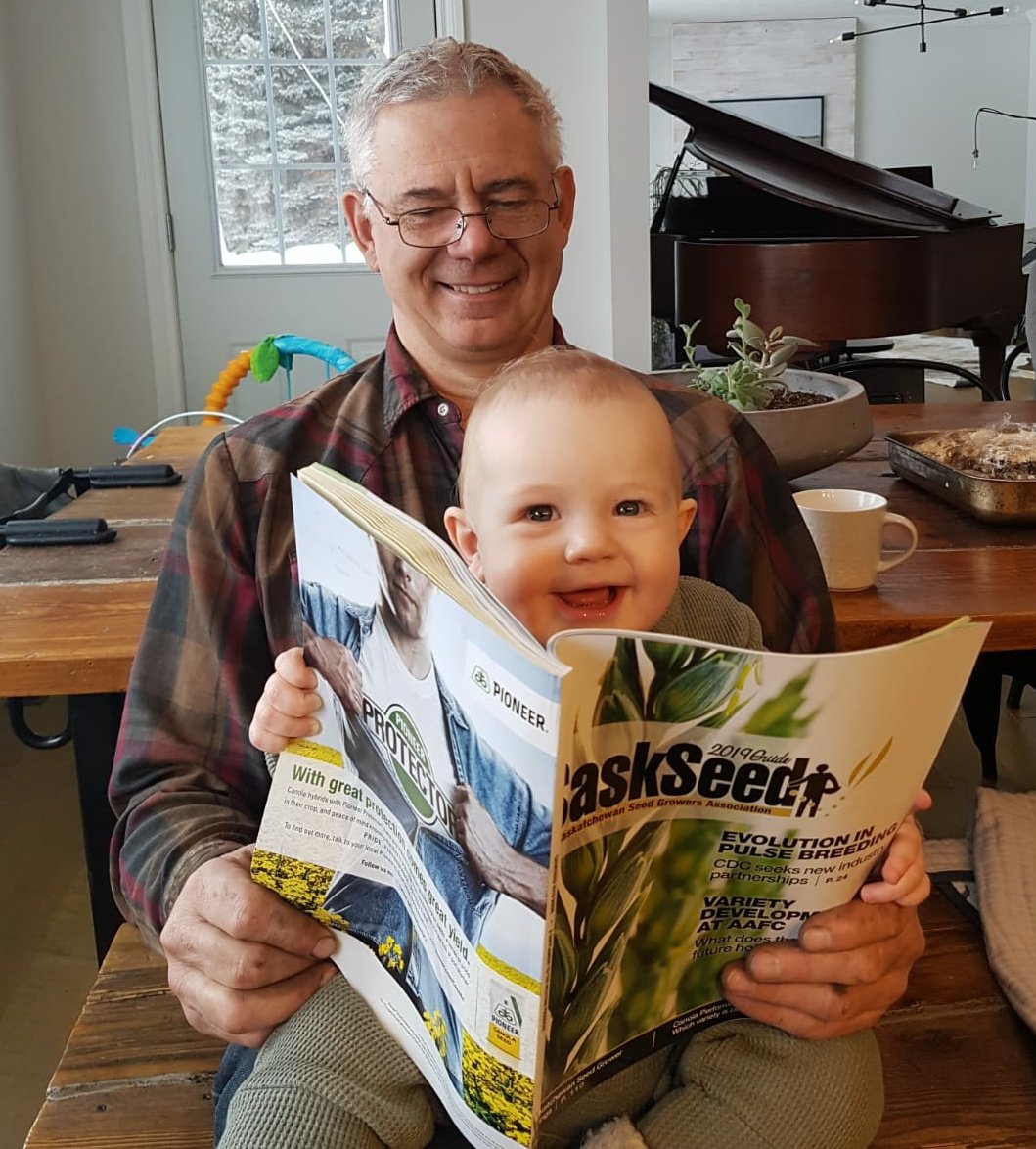 crosson_lee's tweet photo. Just reading up for spring planning!! Think we might have another farmer on our hands.๐๐ #startthemright #agiswhereitsat https://t.co/KtnwmgmlOB