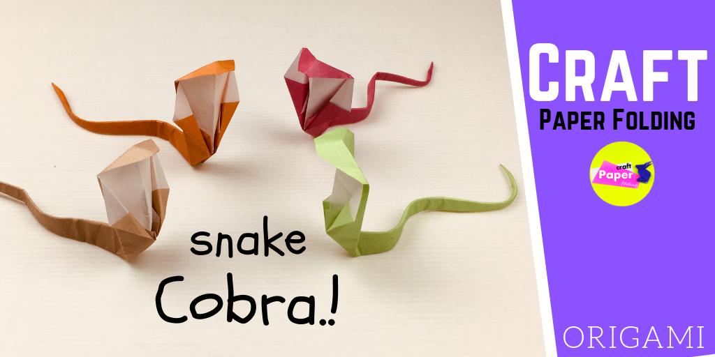 How to Make A Paper Snake - Origami Cobra Snake - 뱀 종이 접기 (พับงูเห่า ง่ายๆ)
😎  youtu.be/51Ol3bFgiJ8