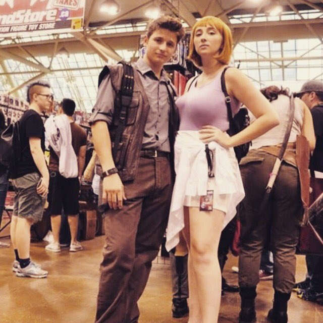 CosPartyTO's tweet photo. We couldn’t have an OTP-themed event without these two! We’re so glad to welcome back to our wee trivia stage @torontostarlord and @SarahPeterman22, representing our first ever #JurassicPark themed questions! 
•
TONIGHT
7:30 pm 
Fox on Wellesley
$5 https://t.co/h2UMQcxPIM