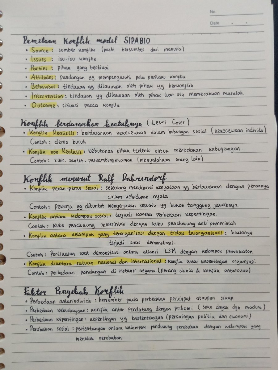 Teori konflik menurut para ahli brainly