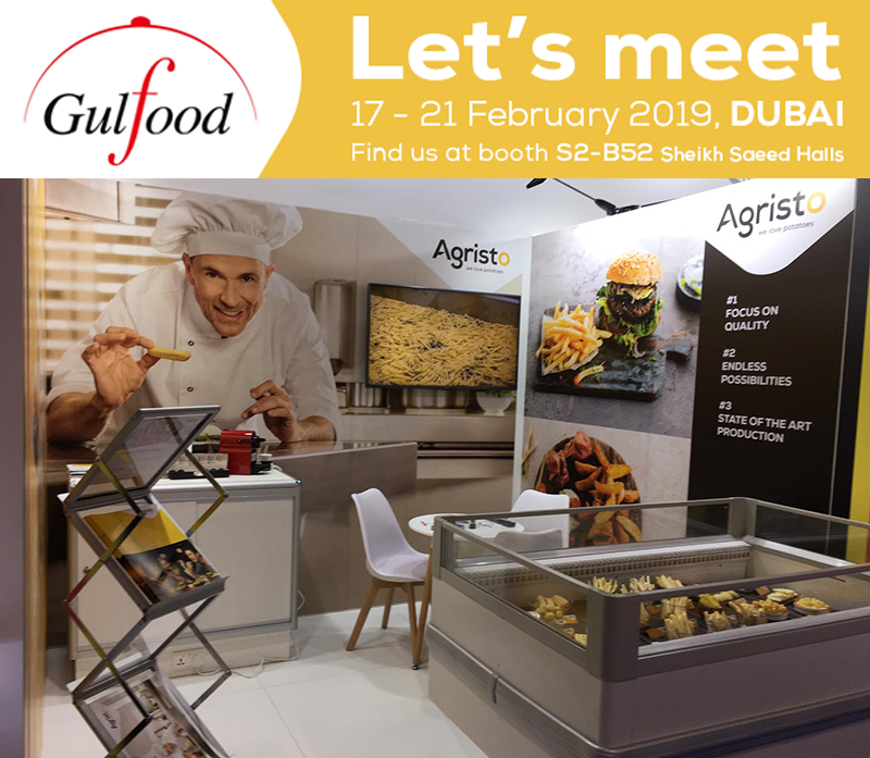 Delighted to participate <a href="/Gulfood/">Gulfood</a> Drop by at Dubai World Trade Centre, in Sheikh Saeed Halls, Stand S2-B52. #welovepotatoes