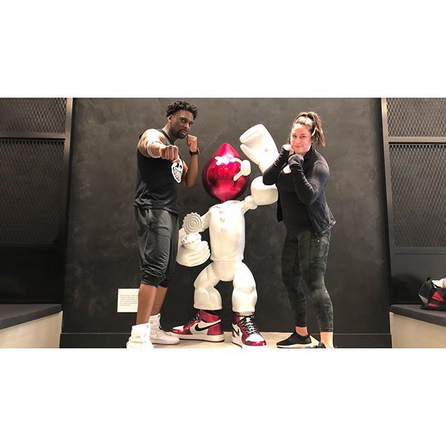 HalfTimeFitness's tweet photo. Sunday morning 8am sweat session complete.  Thanks @amanda.maren for coming thru 🥊💯
#doyourumble 
#fitness 
#boxing https://t.co/Q1V6eVBZHE https://t.co/MJKcf6gDxl