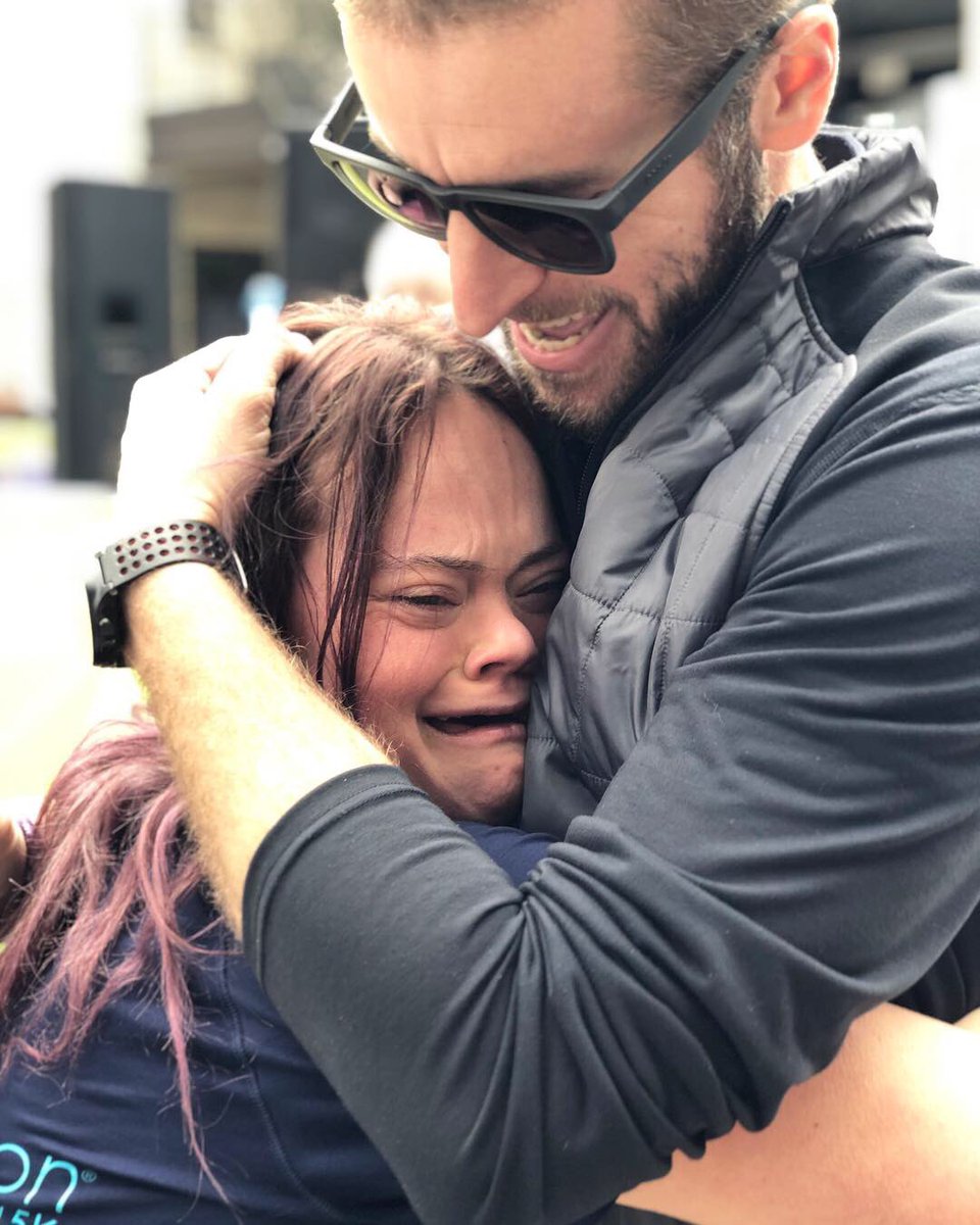 austinmarathon's tweet image. Three years ago Kayleigh Williamson made history as the first athlete with Down syndrome to finish the Austin Half Marathon. She just finished her third straight.
#RunAustin19 #inspiration #AustinHalfMarathon