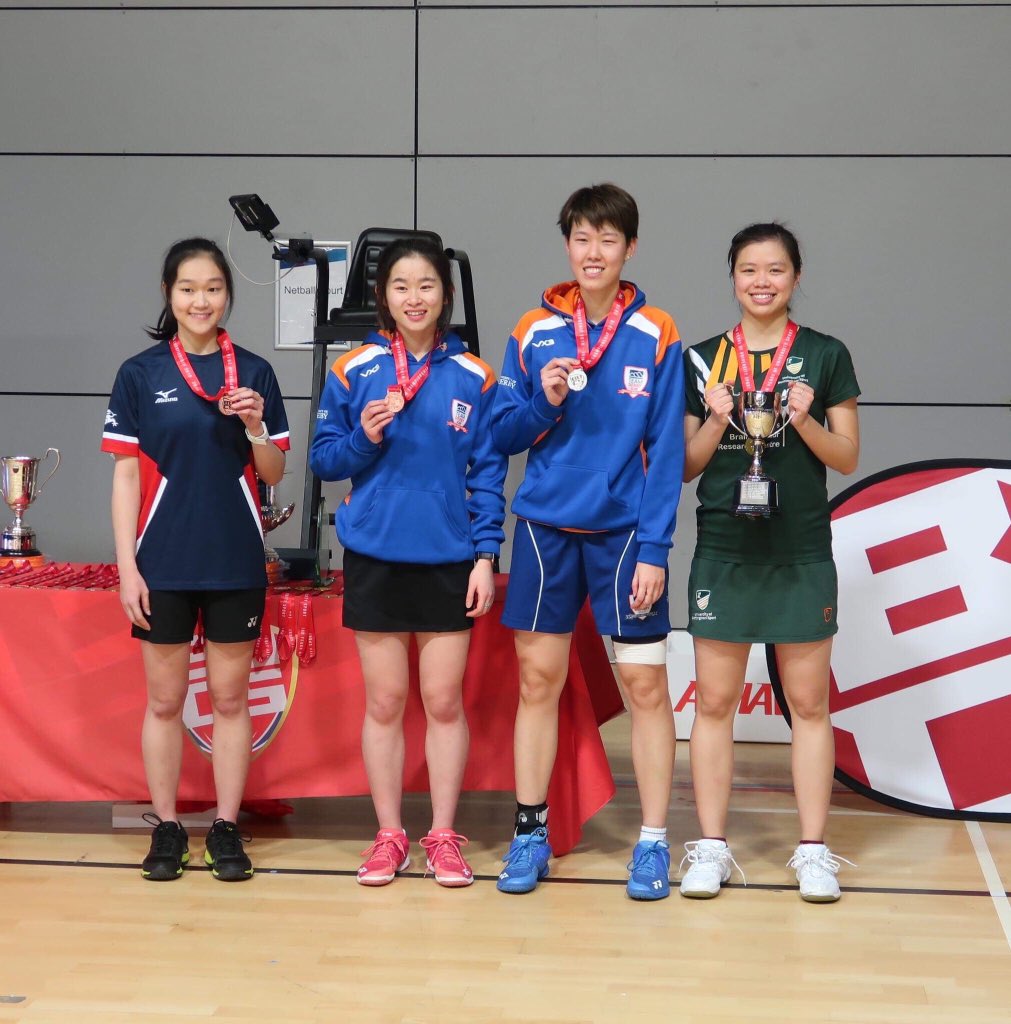 #BUCSNationals| #badminton singles duo <a href="/kirby_ngan/">Kirby Ngan</a> 🥉<a href="/lyddiacheah/">Lyddia Cheah</a> 🥈 congratulations ladies 🔶🔷🏸<a href="/DerbyUni/">University of Derby</a> <a href="/DerbyUniPress/">DerbyUniPress</a> <a href="/DerbyUnion/">Union of Students</a> <a href="/UDBadminton/">UDBadminton</a>