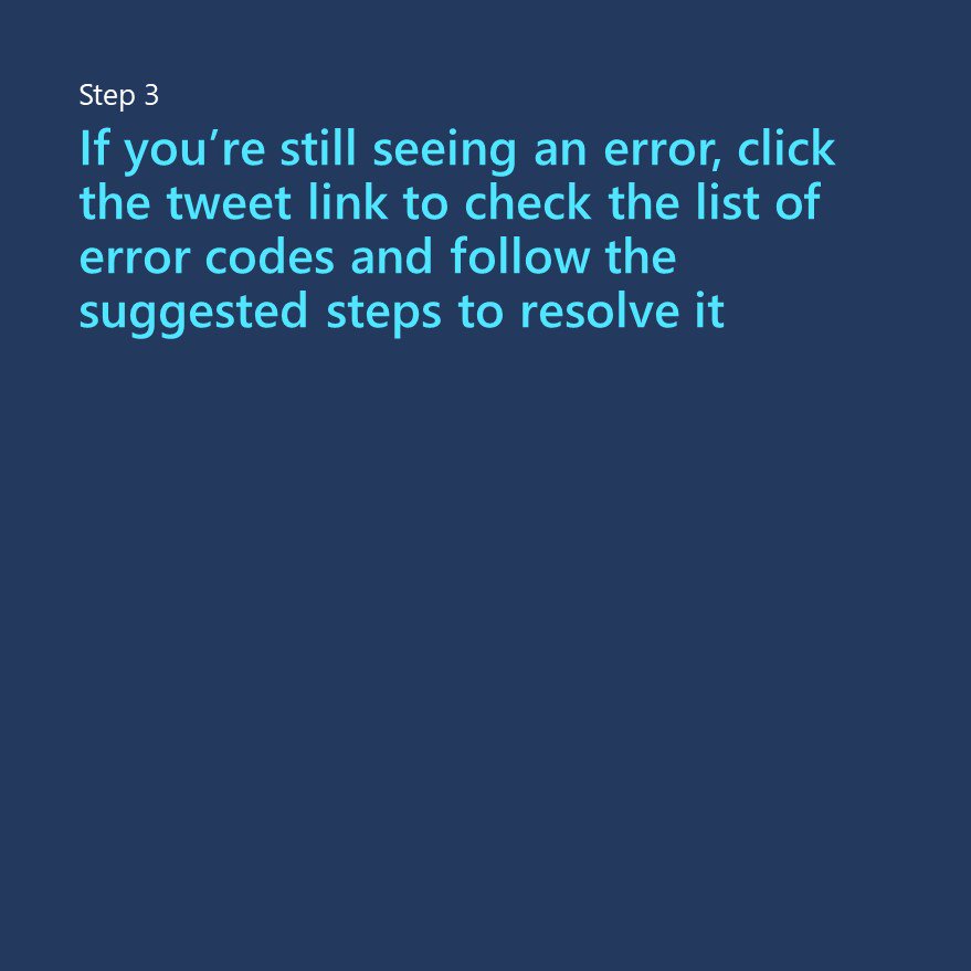 MicrosoftHelps's tweet image. Having trouble activating Windows 10? Try these steps to resolve errors.

#WindowsSupport

msft.social/x7WC61