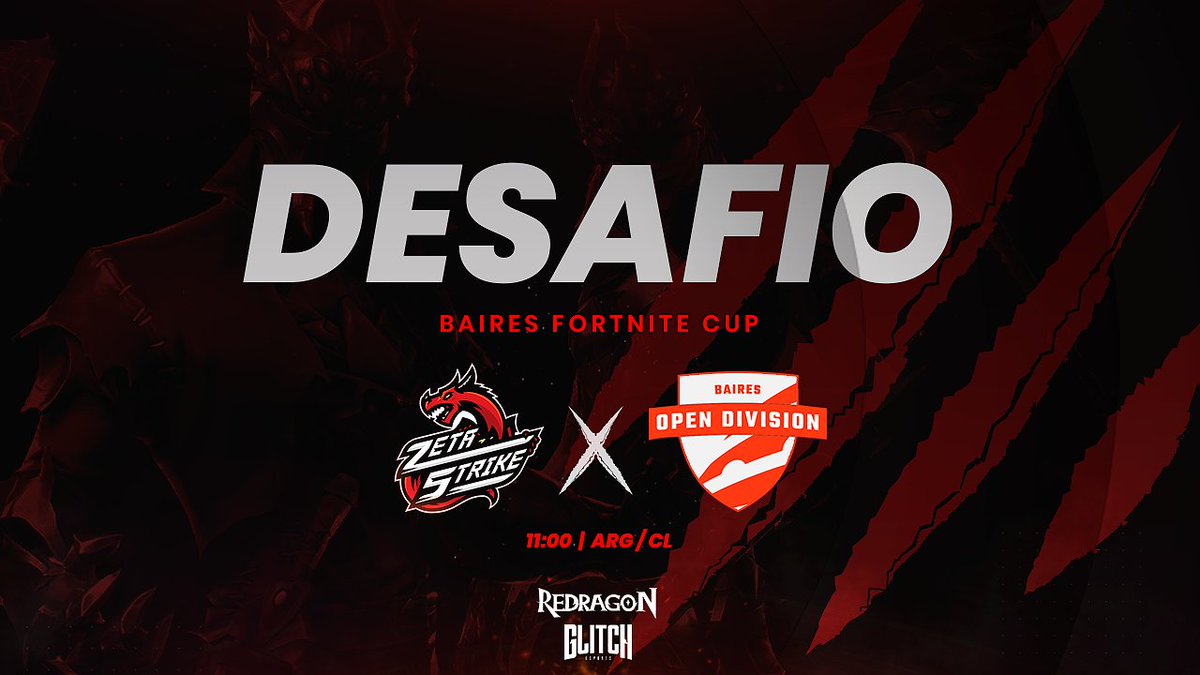 ¡Volvemos al ruedo!

Y que mejor manera de hacerlo que con un torneo presencial.

A partir de las 12 hs nuestro equipo de Fortnite estará disputando la Open División de Baires Esports Center.

Transmisión:
Twitch.tv/bairesesports

#VamosDragones #ReadyForBattle