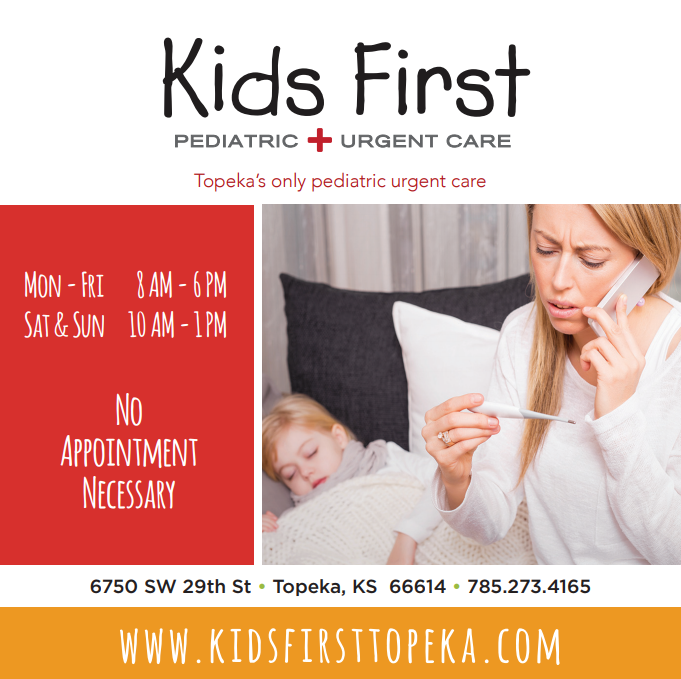 TopekaPeds's tweet photo. Do you have a sick kiddo? Kids First is open today from 10am-1pm, no appointment necessary. Compassionate care when your child needs it most. https://t.co/UtM6OsUUrJ
