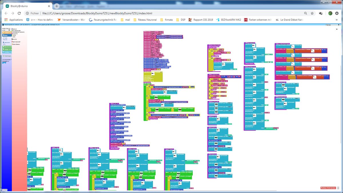 technozone51's tweet image. Prototypage rapide d&apos;une commande d&apos;une vanne mélangeuse 3 voies de plancher chauffant avec le matériel de @technozone51 par une carte #arduino . Programmation rapide avec #blocklyrduino. Une fois le prototype testé, un Circuit Imprimé dédié sera réalisé...