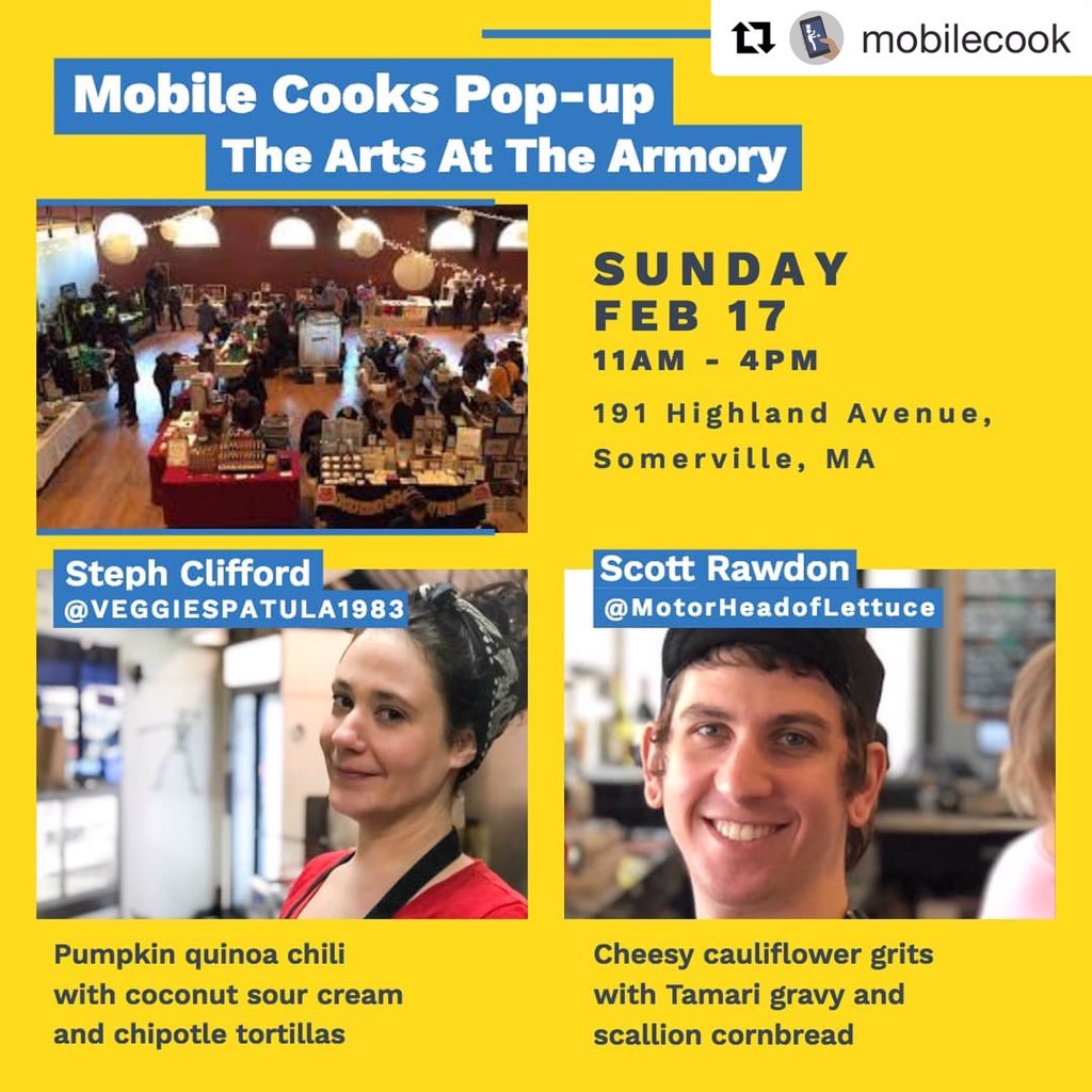 FoundationKtchn's tweet photo. Today!! A #vegan party at @ArtsattheArmory by our member @CooksMobile - 11am-4pm
Get yourself over there!!!!
#shoplocal #eatlocal #veganfood #veganlife #mobilecooks #sharedkitchen #foundationkitchen https://t.co/Reh3thjAEu