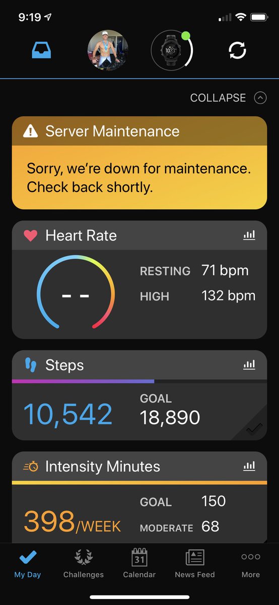 Garmin Twitterren I M Sorry For The Trouble According To Our Connect Status Page Https T Co 5nuujatavl Our Servers Are Up And Running Now But Please Let Us Know If You Re Still Experiencing Any Issues