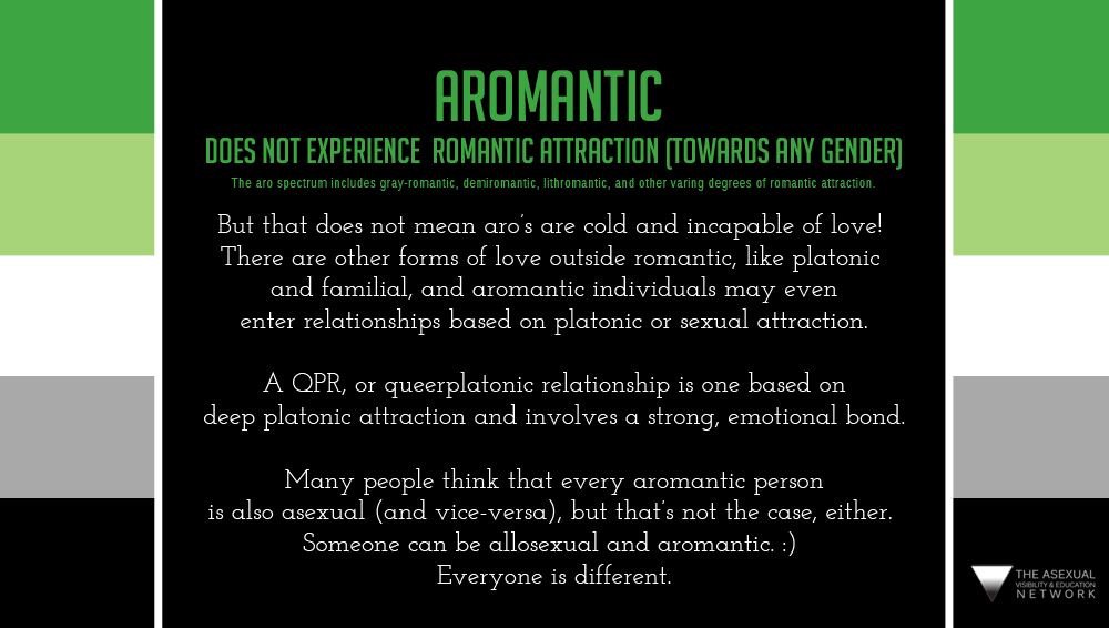 Here's a quick introduction to my orientation. If you guys have any questions about aromanticism I'm happy to answer! #AroSpecAwarenessWeek #LGBT