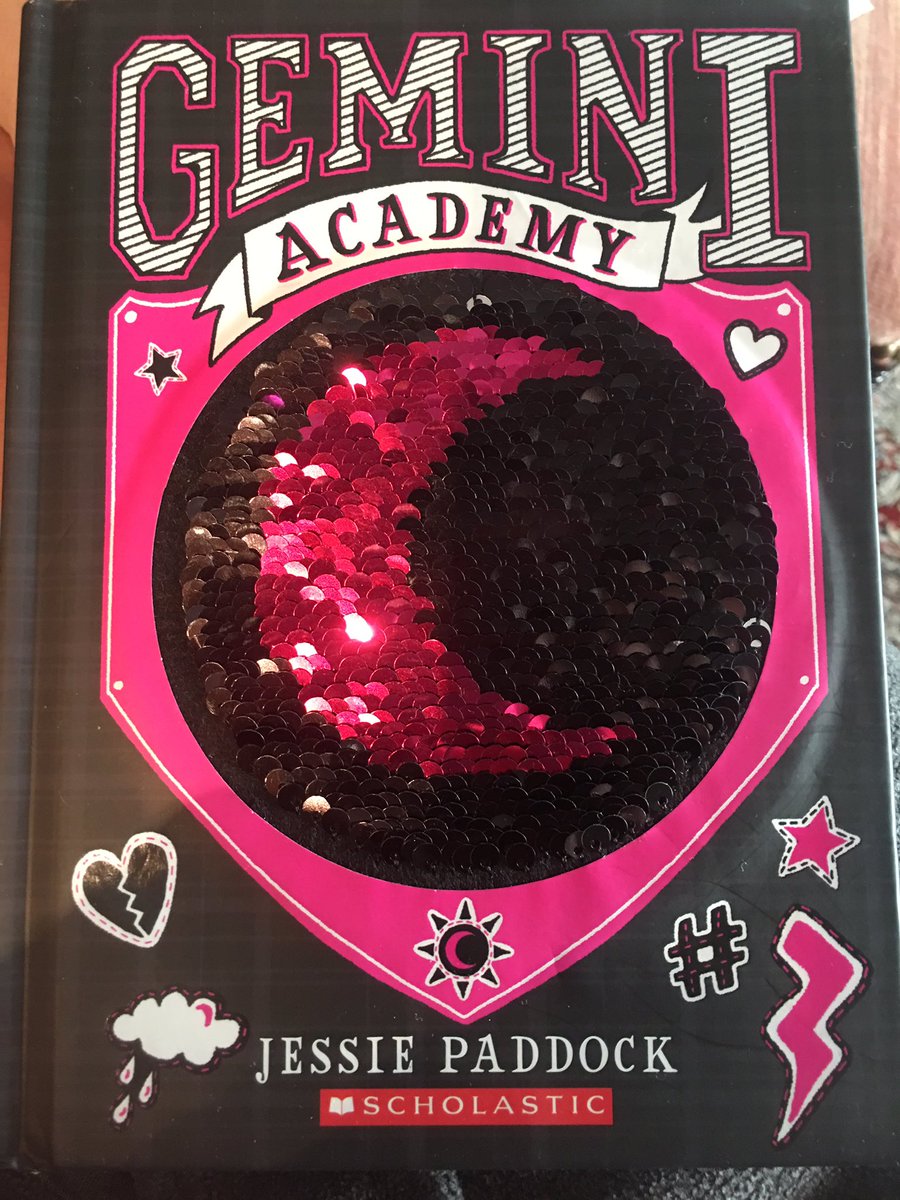 Jessie Paddock’s new YA novel is about twins Greta &amp; Gloria, bad/good girls attending Gemini Academy, a private school for TWINS only. Then they mix it up. Plus this glorious sequined cover that changes POV with a touch of the hand! <a href="/ScholParents/">Scholastic Parents</a> <a href="/Scholastic/">Scholastic</a>