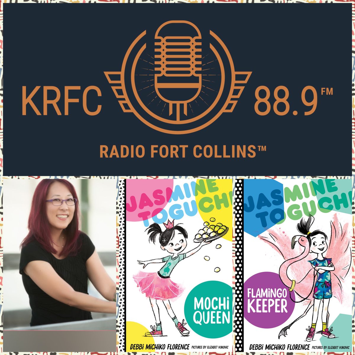 TravelTravel's tweet photo. 6 PM catch an interview with award winning author Debi Michiko Florence on Tunes &amp; Tales only on https://t.co/HKF9eOtNBy https://t.co/dOZELM3AJu