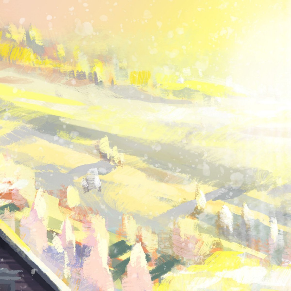 AmyLewis_Art's tweet photo. Snow version! #painting #digitalpainting #colourstyling https://t.co/hDj7wlqQBh