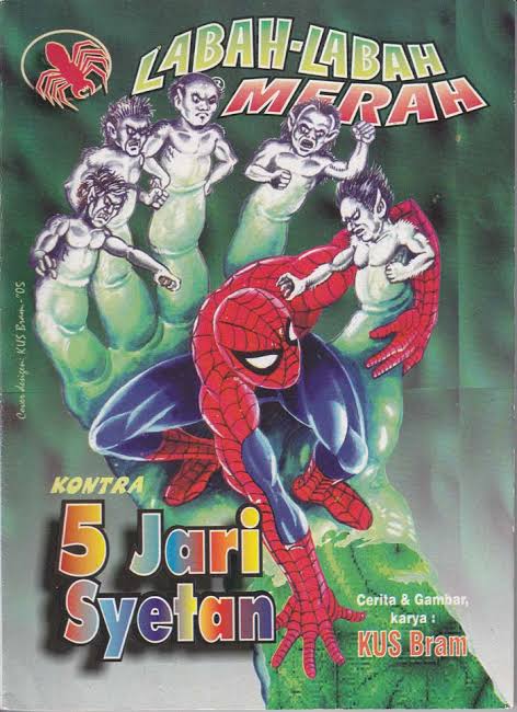 smekdoncat's tweet image. Indonesia also had "their own" Spider-Man--knows as 'Labah-Labah Merah' (Red Spider), with the story mostly revolving around Spider-Man fighting ghosts and monsters (probably because Indonesian were more interested in supernatural beings than supervillains trying to rob a bank).