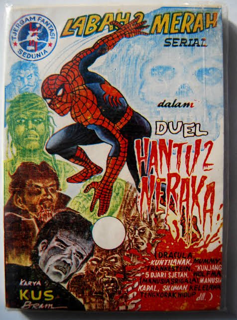 smekdoncat's tweet image. Indonesia also had "their own" Spider-Man--knows as 'Labah-Labah Merah' (Red Spider), with the story mostly revolving around Spider-Man fighting ghosts and monsters (probably because Indonesian were more interested in supernatural beings than supervillains trying to rob a bank).