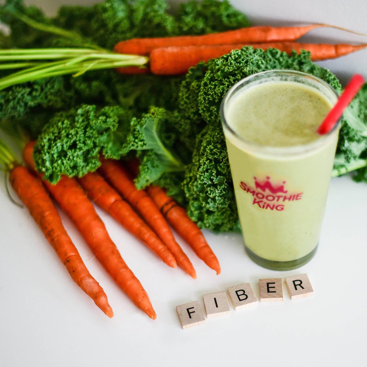 Kale, carrots, spinach: just three of the yummy veggies you can add to any smoothie  😋#greens #veggies