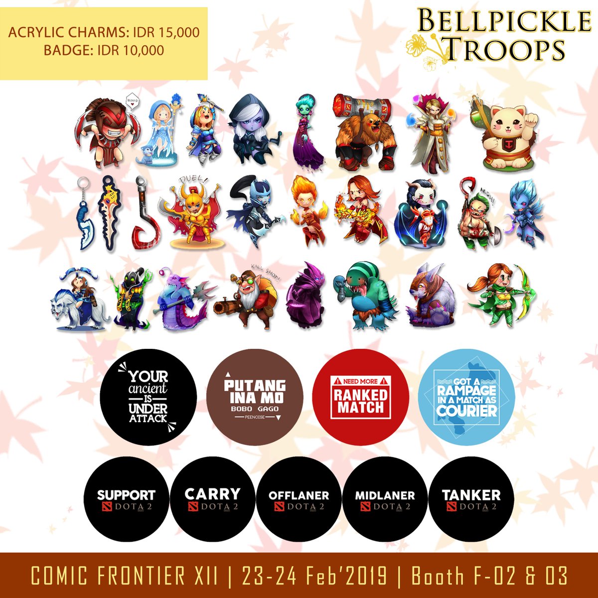 Bellpi_Troops's tweet photo. #CFXII #ComifuroXII #MobileLegends #ML #DOTA2 https://t.co/V4cubgQelJ