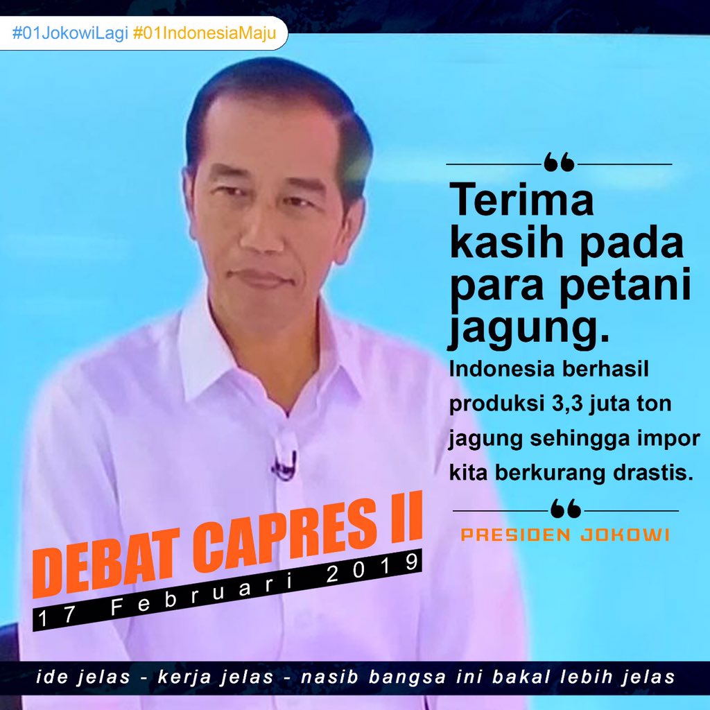 Budi_Prazz's tweet photo. Makin yakin pilih @jokowi #2019TetapJokowiPresidenRI #01JokowiLagi #DebatPintarJokowi https://t.co/mTNzPUqKVh